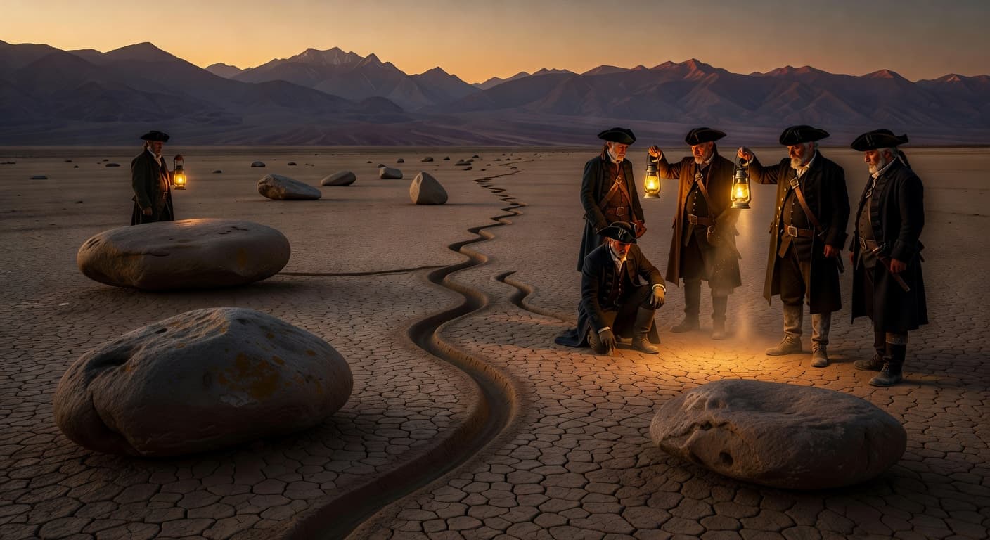 The Sailing Stones of Death Valley