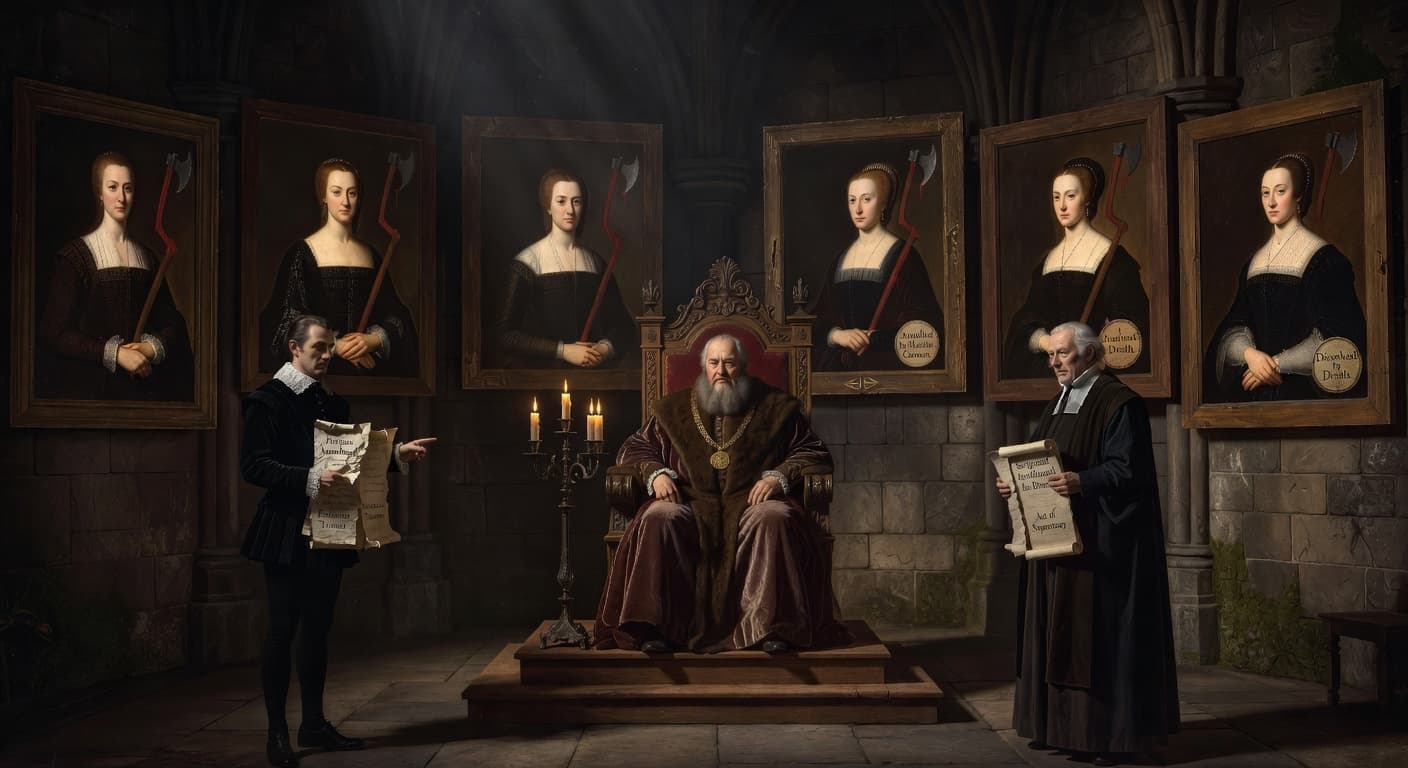 Six Wives, Four Annulments, Two Executions: The Mechanics of Henry VIII's Marriage Machine